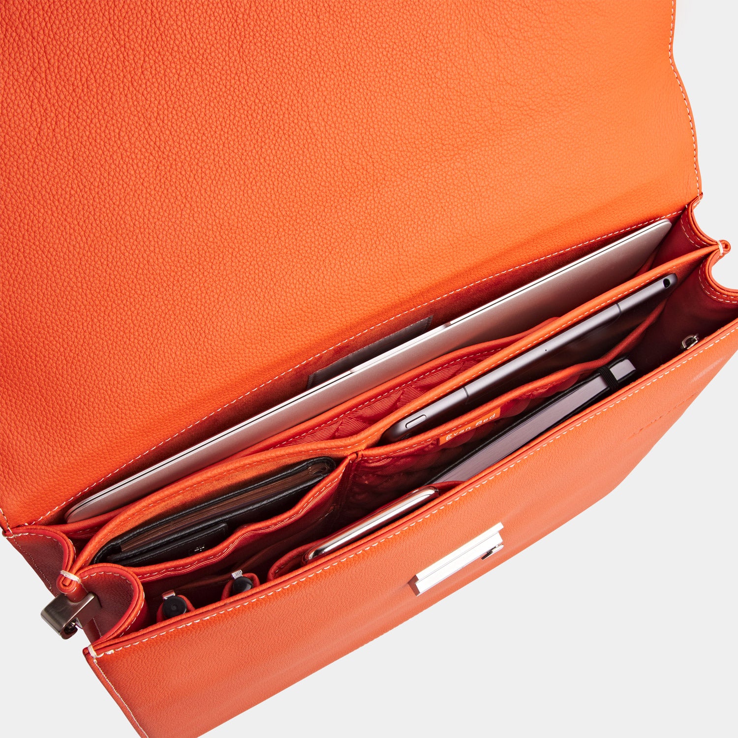 The Classic Briefcase - Orange