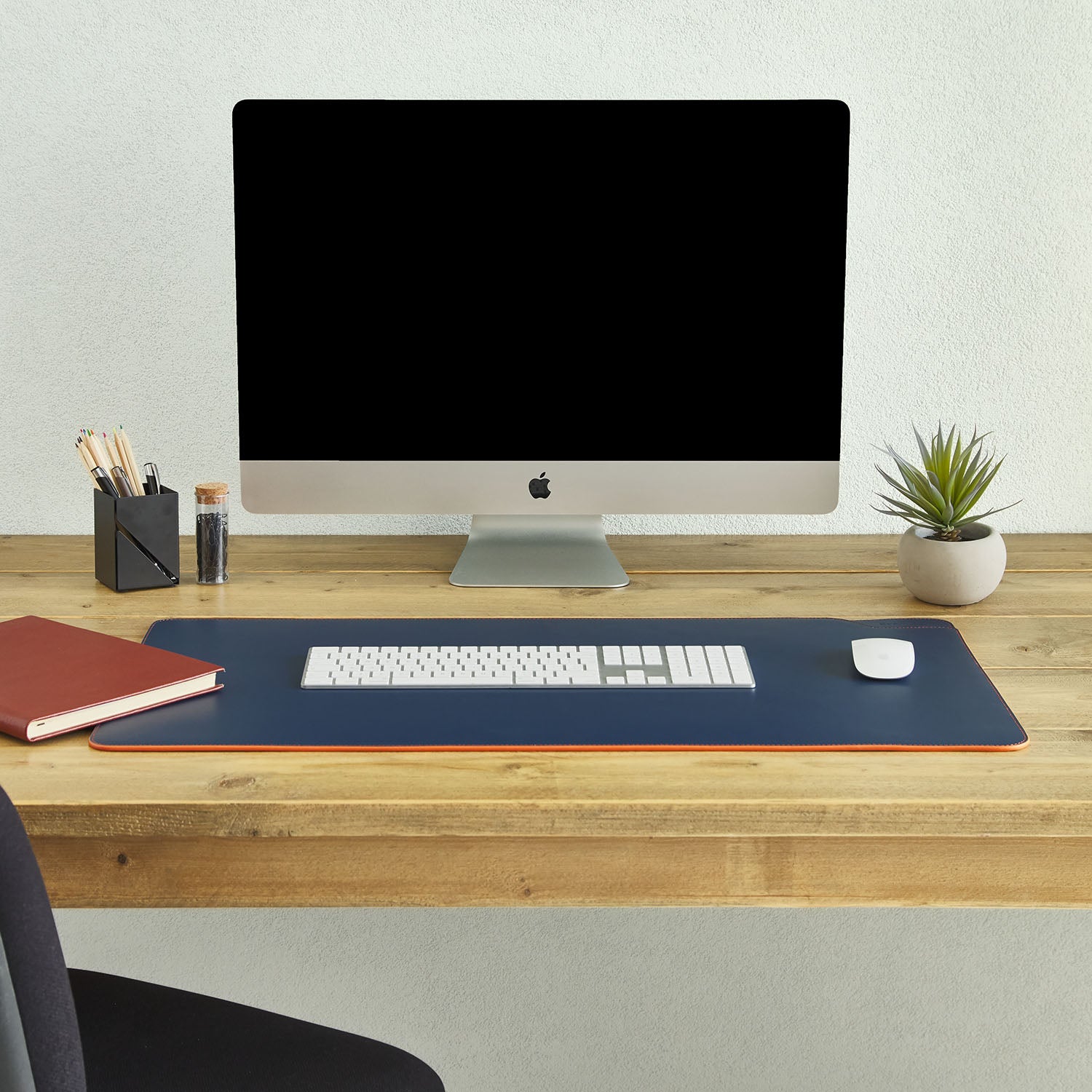Tappetino da scrivania blu