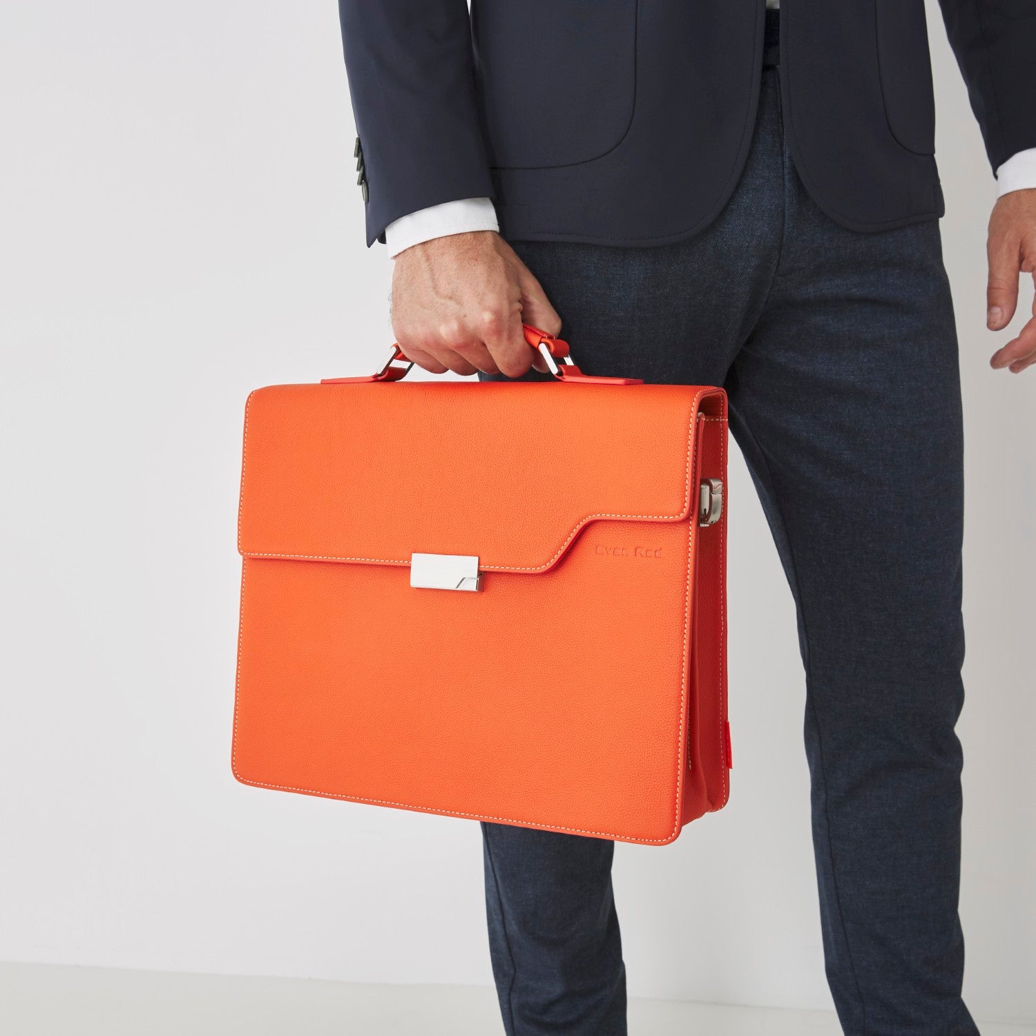 The Classic Briefcase - Orange